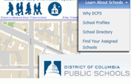 DCPS Boundary Information System (EBIS) graphic