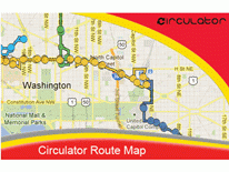 Circulator Route Map logo