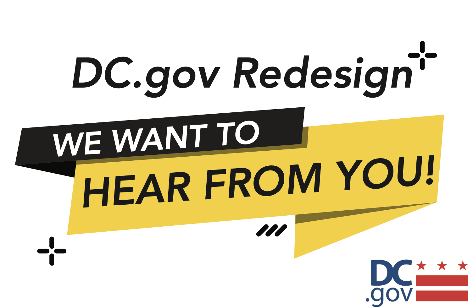 We want to hear from you on the upcoming redesign of DC.gov